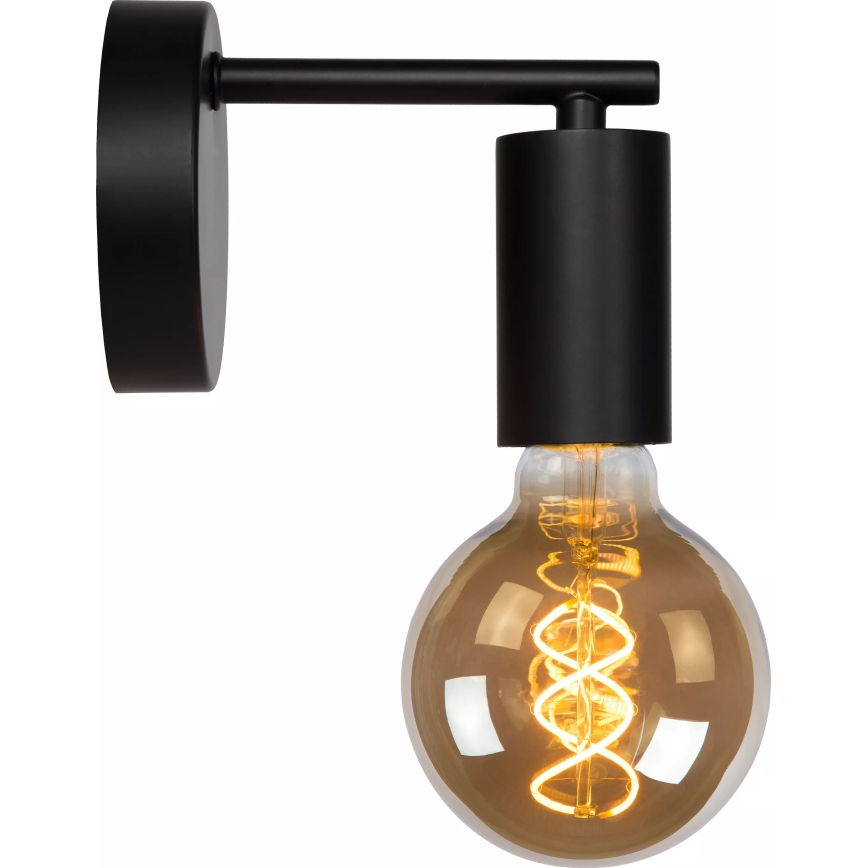 Lucide 21221/01/30 - Wandleuchte LEANNE 1xE27/40W/230V schwarz