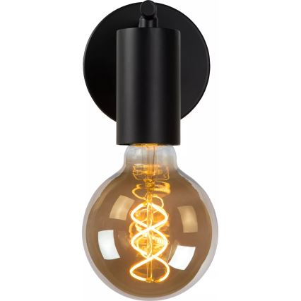 Lucide 21221/01/30 - Wandleuchte LEANNE 1xE27/40W/230V schwarz