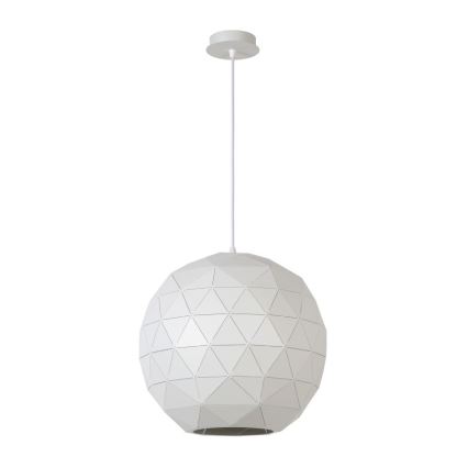 Lucide 21409/40/31 - Lampada a sospensione OTONA 1xE27/60W/230V bianco