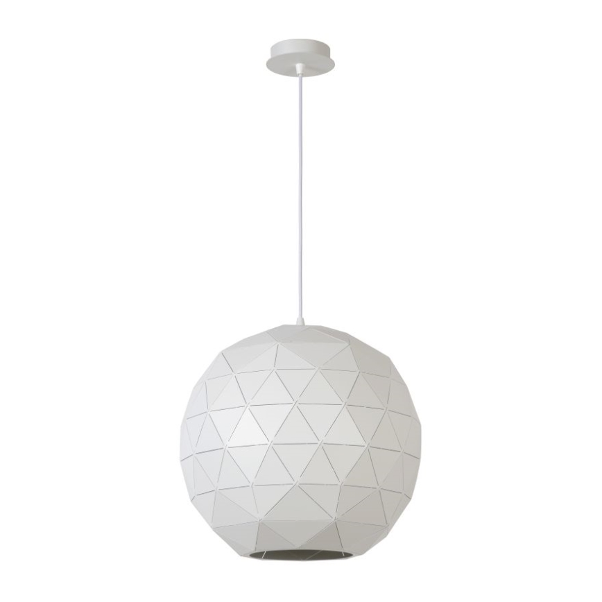 Lucide 21409/40/31 - Lampada a sospensione OTONA 1xE27/60W/230V bianco