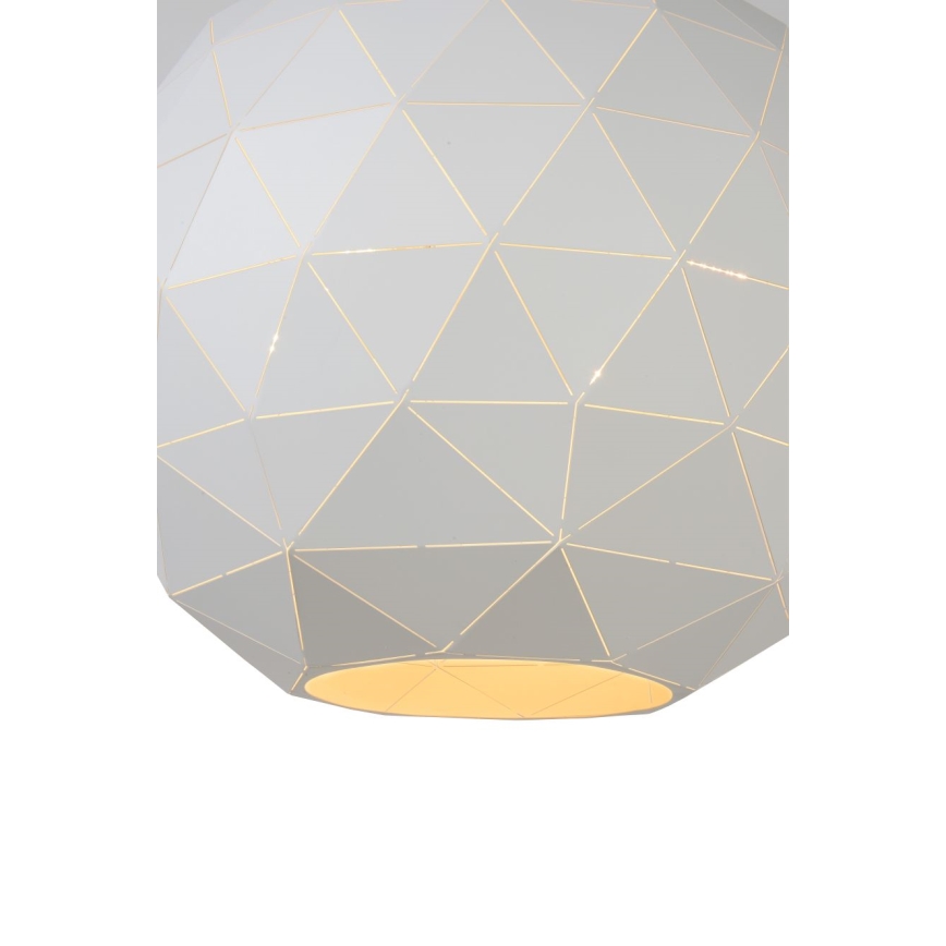 Lucide 21409/40/31 - Lampada a sospensione OTONA 1xE27/60W/230V bianco