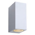 Lucide 22860/10/31 - Dimmbare LED-Outdoor-Wandleuchte ZORA 2xGU10/5W/230V IP44
