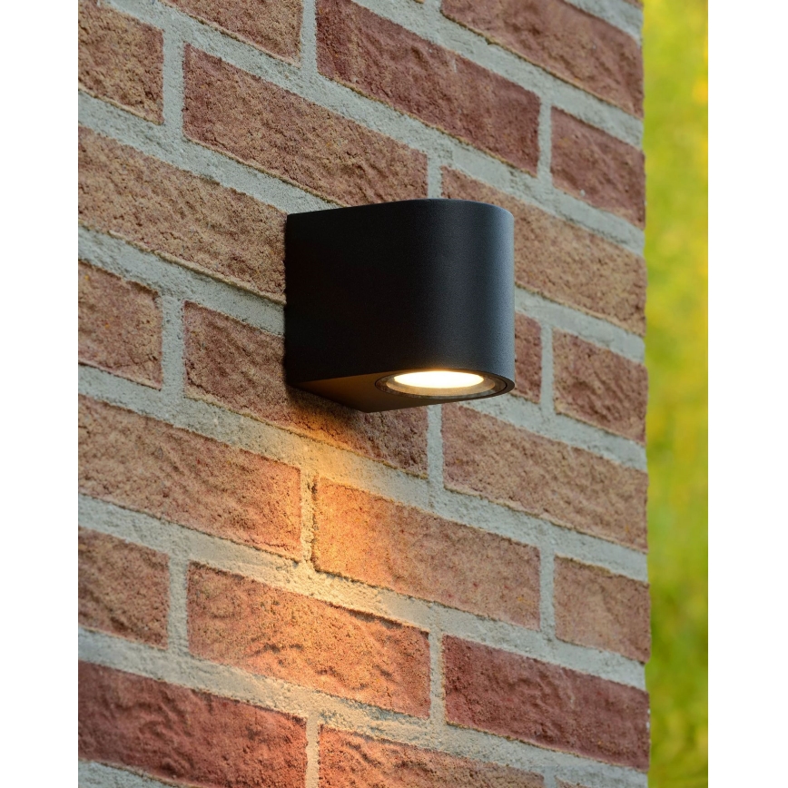 Lucide 22861/05/30 - Dimmbare LED-Outdoor-Wandleuchte ZORA 1xGU10/5W/230V IP44