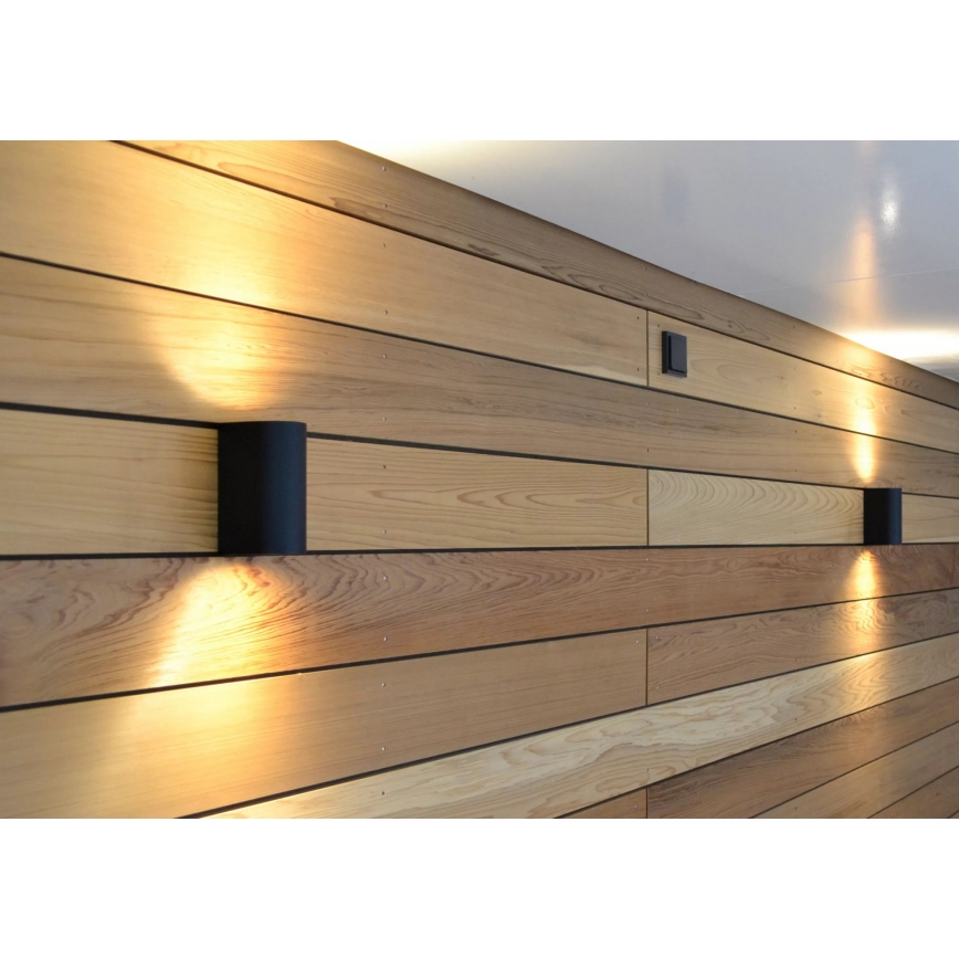 Lucide 22861/10/30 - Dimmbare LED-Outdoor-Wandleuchte ZORA 2xGU10/5W/230V IP44