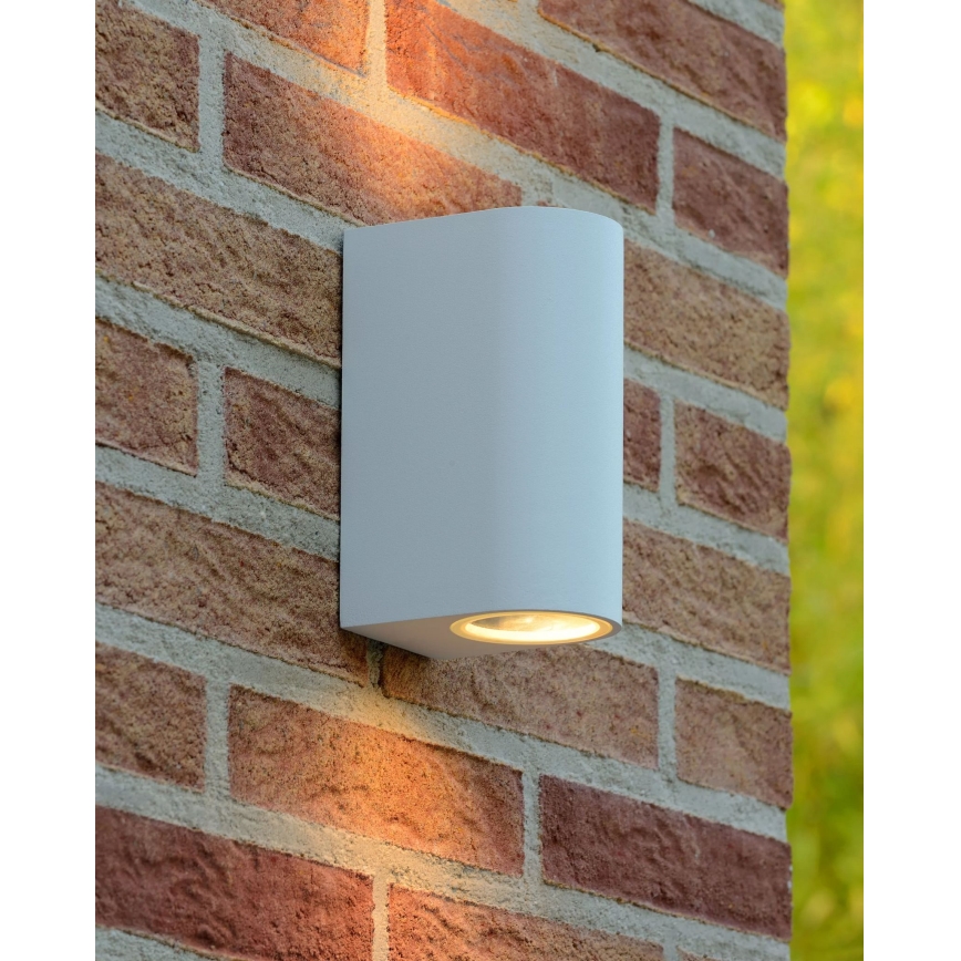 Lucide 22861/10/31 - Dimmbare LED-Outdoor-Wandleuchte ZORA 2xGU10/5W/230V IP44