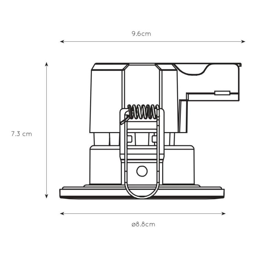 Lucide 22973/06/99 -LED Dimmbare Badezimmerleuchte BINKY LED/6,5W/230V IP65