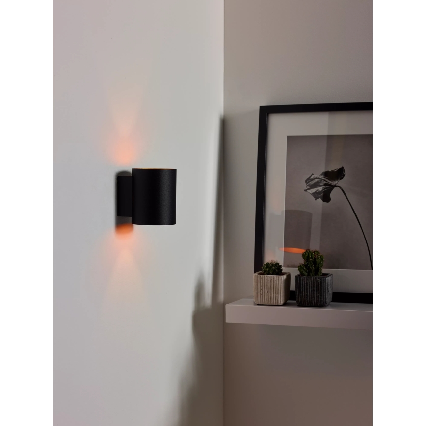 Lucide 23252/01/30 - Wandleuchte XERA 1xG9/42W/230V schwarz