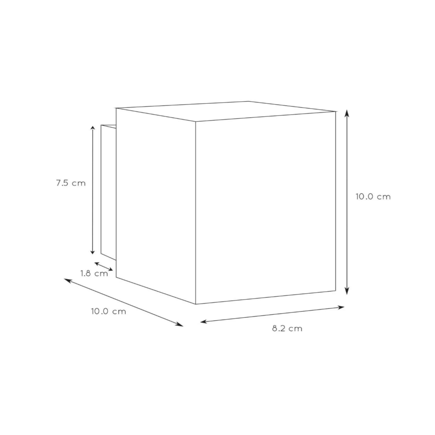 Lucide 23253/01/30 - Applique XERA 1xG9/42W/230V nero