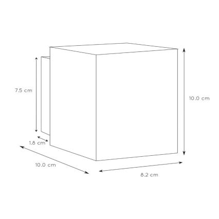 Lucide 23253/01/31 - Wandleuchte XERA 1xG9/42W/230V weiss