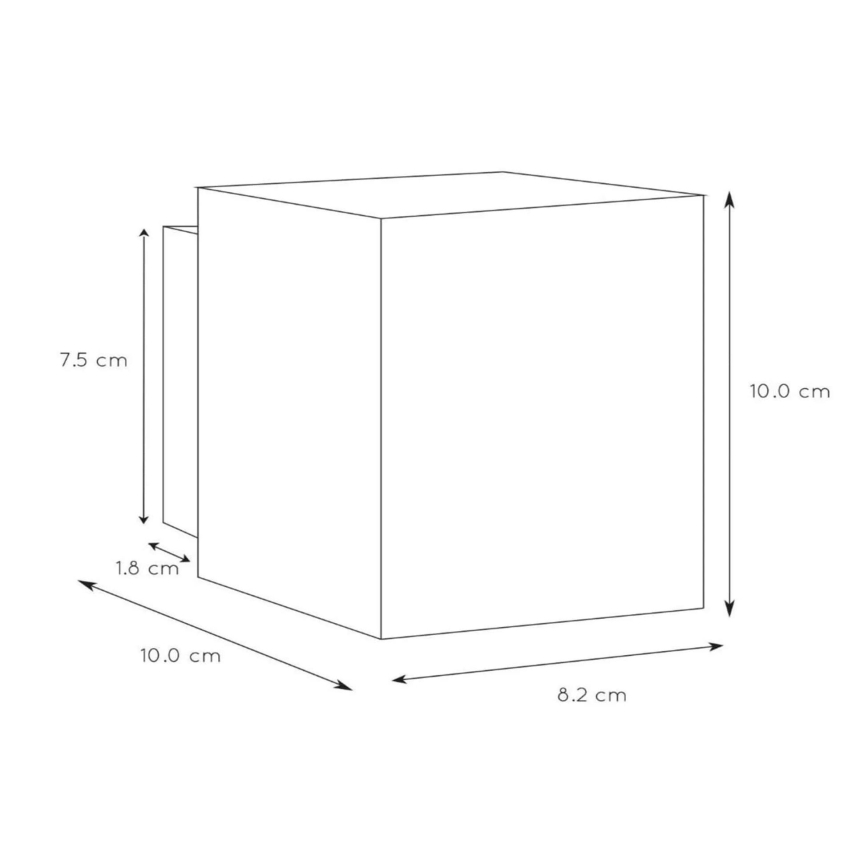Lucide 23253/01/31 - Wandleuchte XERA 1xG9/42W/230V weiss