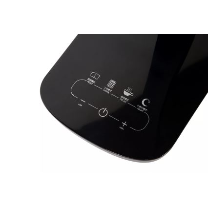 Lucide 24656/10/30 - Lampe de table LED à intensité variable VARIO LED/8W/230V noire
