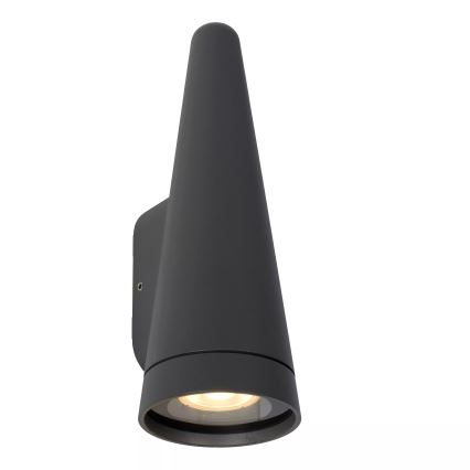 Lucide 27803/01/29 - Outdoor-Wandleuchte WIZARD 1xGU10/35W/230V IP54 schwarz