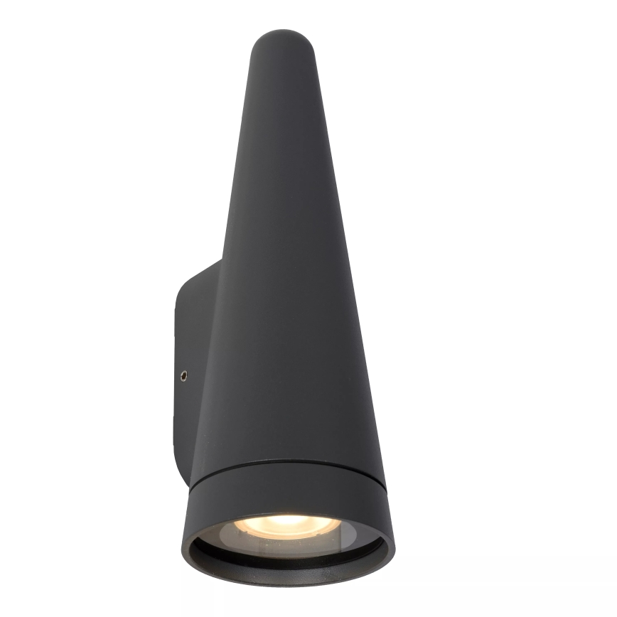 Lucide 27803/01/29 - Outdoor-Wandleuchte WIZARD 1xGU10/35W/230V IP54 schwarz