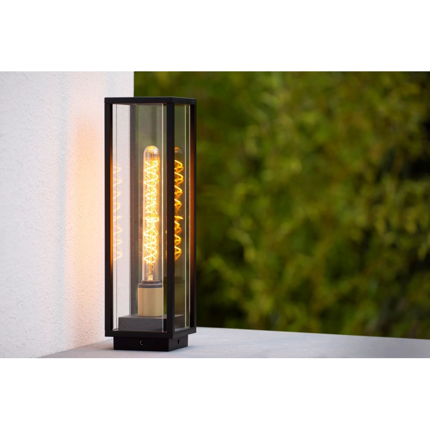 Lucide 27805/50/30 - Außenleuchte LAURENS 1xE27/15W/230V IP54 50 cm schwarz