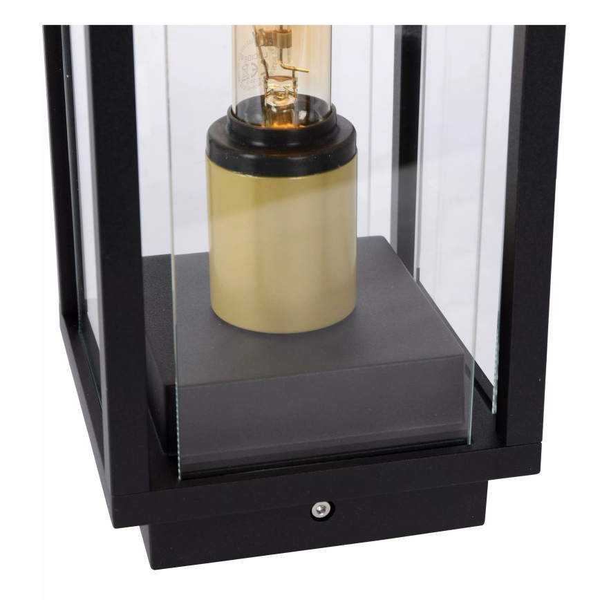 Lucide 27805/50/30 - Außenleuchte LAURENS 1xE27/15W/230V IP54 50 cm schwarz