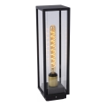 Lucide 27805/50/30 - Lampadaire extérieur LAURENS 1xE27/15W/230V IP54 50 cm noir