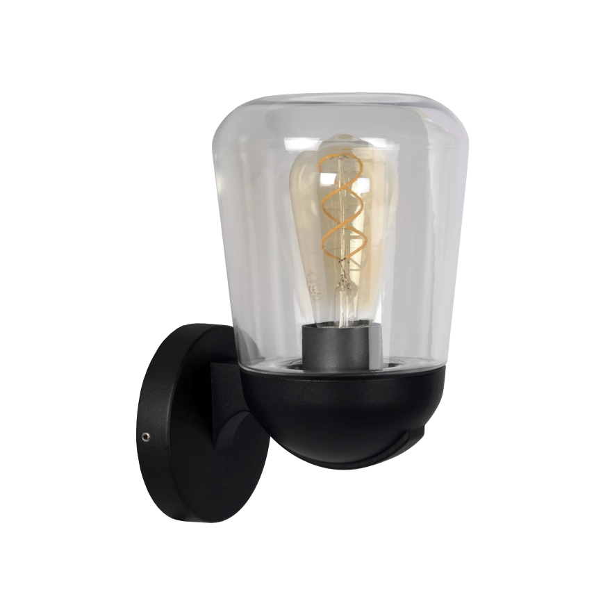 Lucide 27837/01/30 - Outdoor-Wandleuchte TULSA 1xE27/40W/230V IP44 schwarz