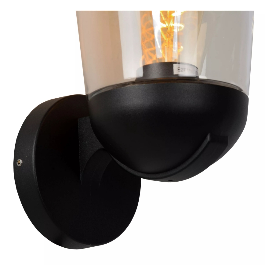 Lucide 27837/01/30 - Outdoor-Wandleuchte TULSA 1xE27/40W/230V IP44 schwarz