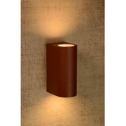Lucide 27863/02/97 - Applique da esterno BOOGY 2xGU10/5W/230V IP44