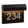 Lucide 27881/06/30 - Numéro de maison THESI LED/6W/230V IP54