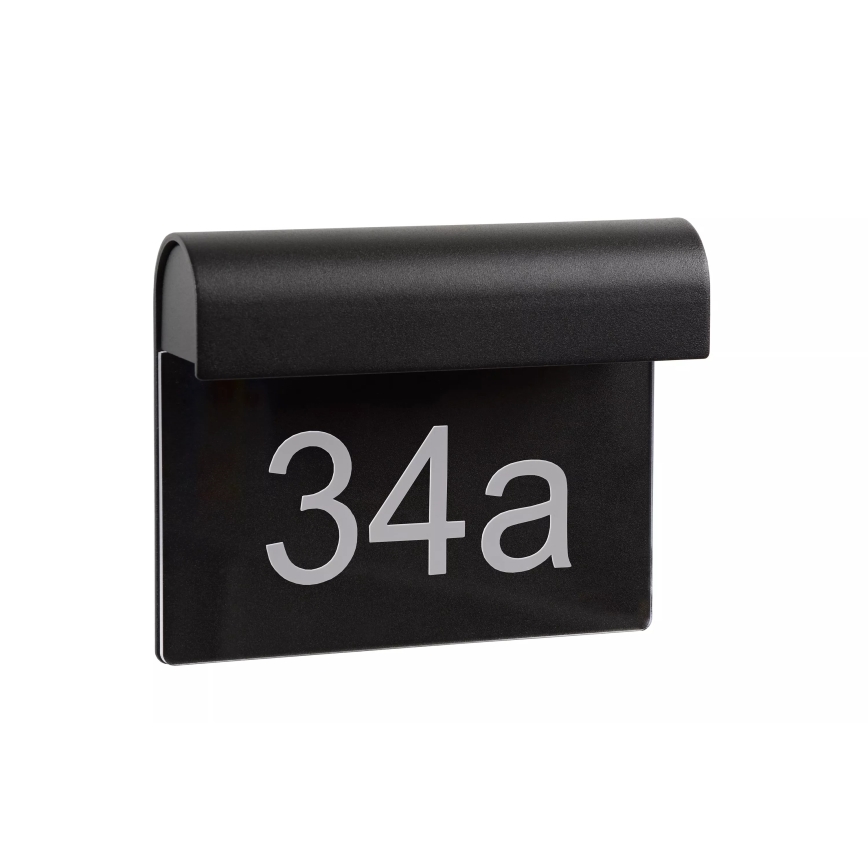 Lucide 27881/06/30 - Numéro de maison THESI LED/6W/230V IP54