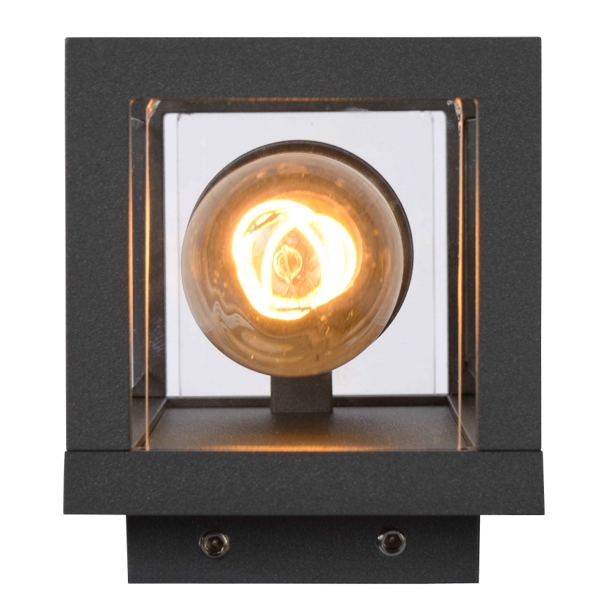 Lucide 27885/01/30 - Outdoor-Wandleuchte CLAIRE 1xE27/15W/230V IP54 schwarz