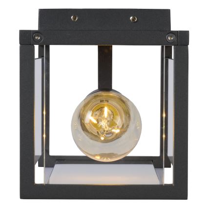 Lucide 27885/01/30 - Outdoor-Wandleuchte CLAIRE 1xE27/15W/230V IP54 schwarz