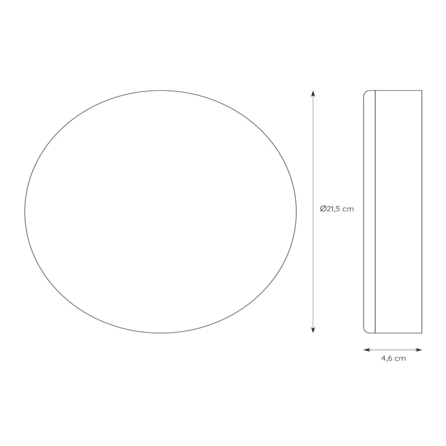 Lucide 28112/30/31 - Dimmbare LED-Leuchte für Badezimmer 2-in-1 CERES 30W/230V IP44 weiß
