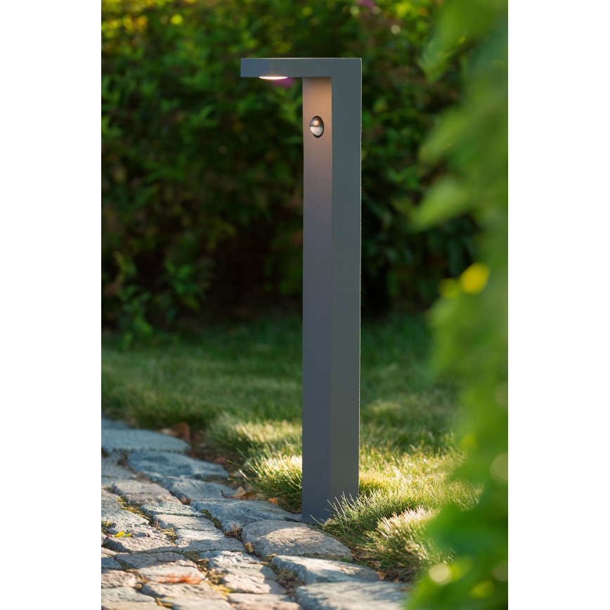 Lucide 28851/61/30 - Lampe d'extérieur LED avec détecteur TEXAS LED/7W/230V IP54