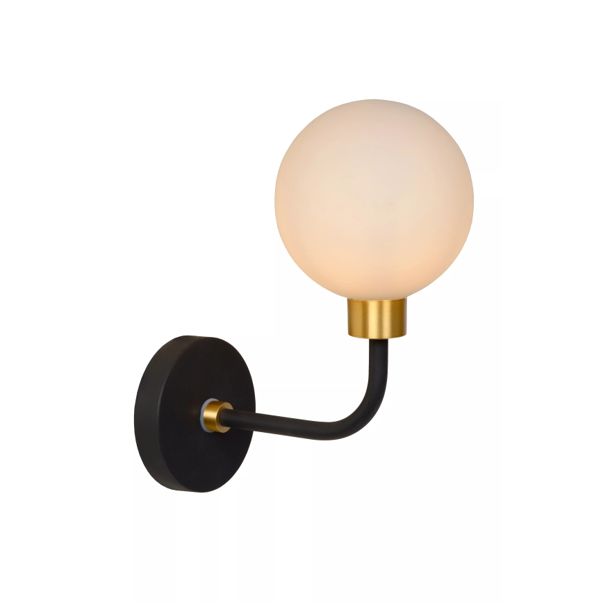 Lucide 30265/01/30 - Applique da bagno BEREND 1xG9/33W/230V IP44 nero