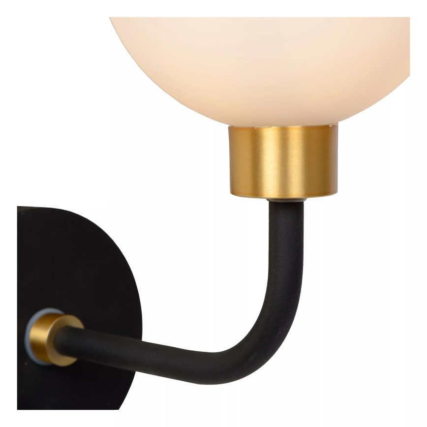 Lucide 30265/01/30 - Applique da bagno BEREND 1xG9/33W/230V IP44 nero