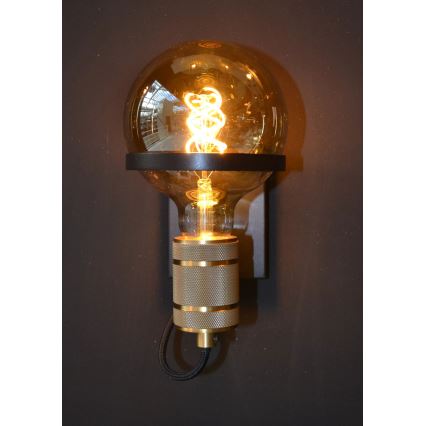 Lucide 30271/01/30 - Wandleuchte OTTELIEN 1xE27/60W/230V schwarz