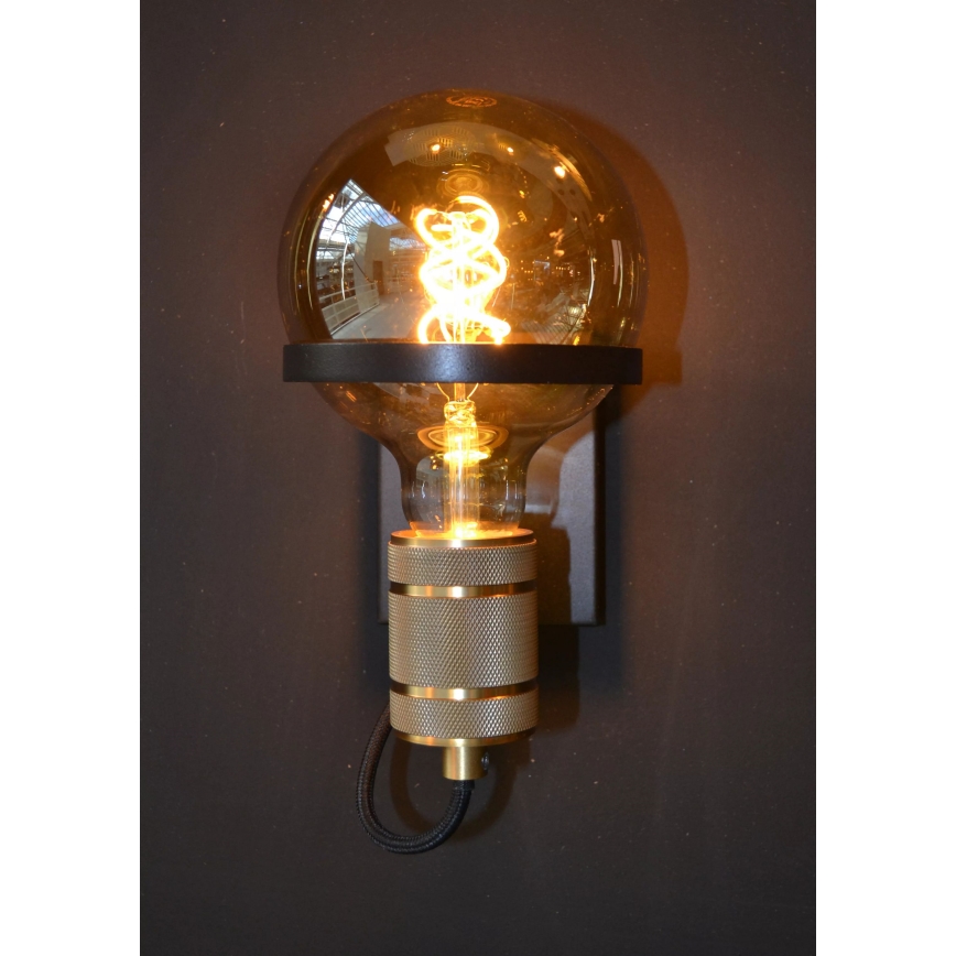 Lucide 30271/01/30 - Wandleuchte OTTELIEN 1xE27/60W/230V schwarz