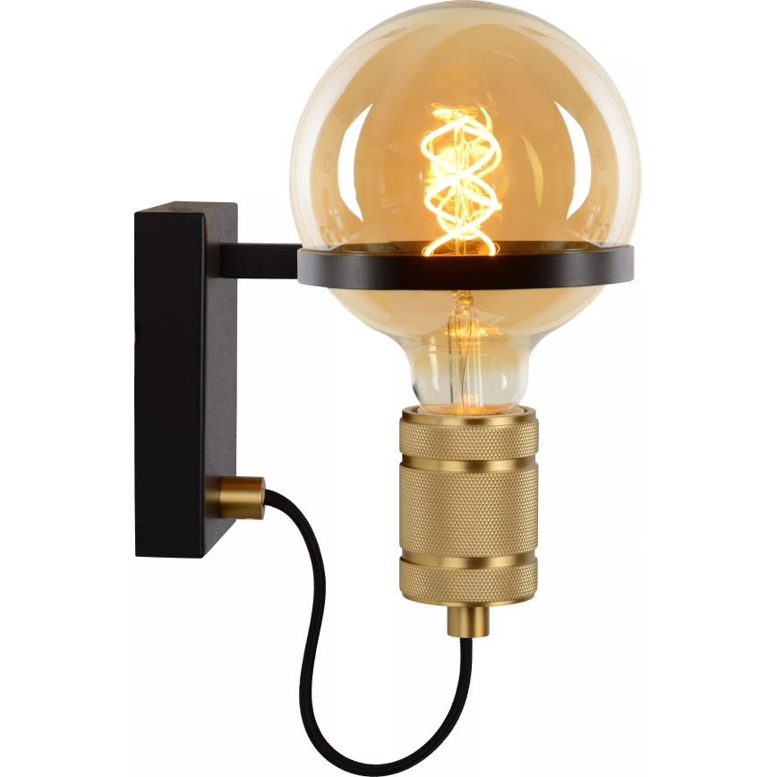 Lucide 30271/01/30 - Wandleuchte OTTELIEN 1xE27/60W/230V schwarz