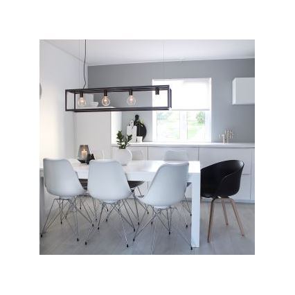 Lucide 31472/04/15 - Lampada a sospensione ORIS 4xE27/60W/230V