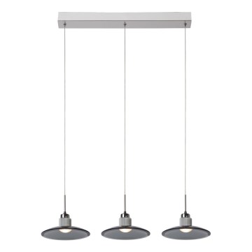 Lucide 32452/15/11 - Lampada LED a sospensione COSMO 3xLED/5W/230V cromo lucido