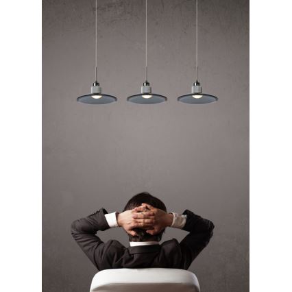 Lucide 32452/15/11 - Lampada LED a sospensione COSMO 3xLED/5W/230V cromo lucido