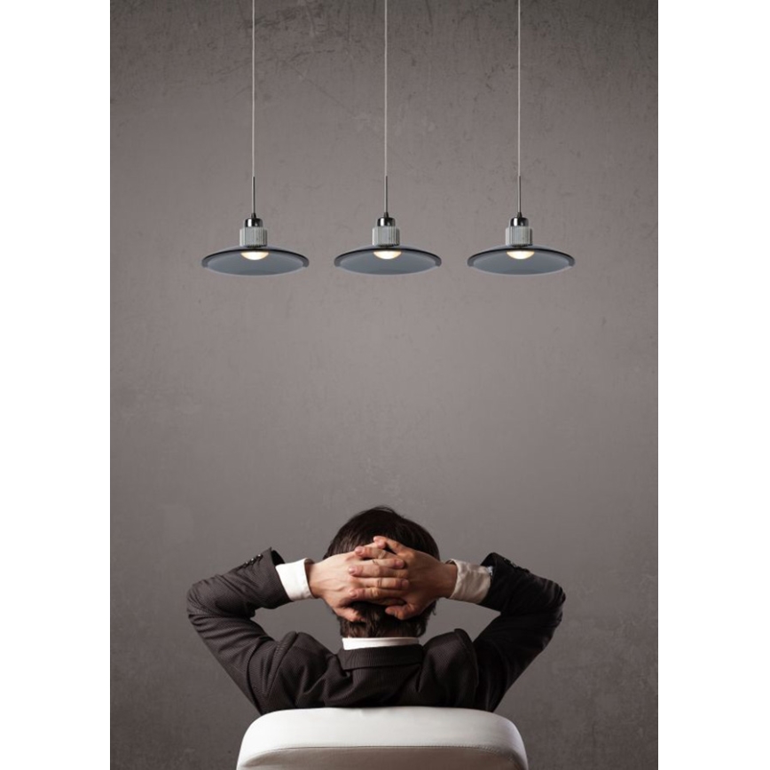 Lucide 32452/15/11 - Lampada LED a sospensione COSMO 3xLED/5W/230V cromo lucido