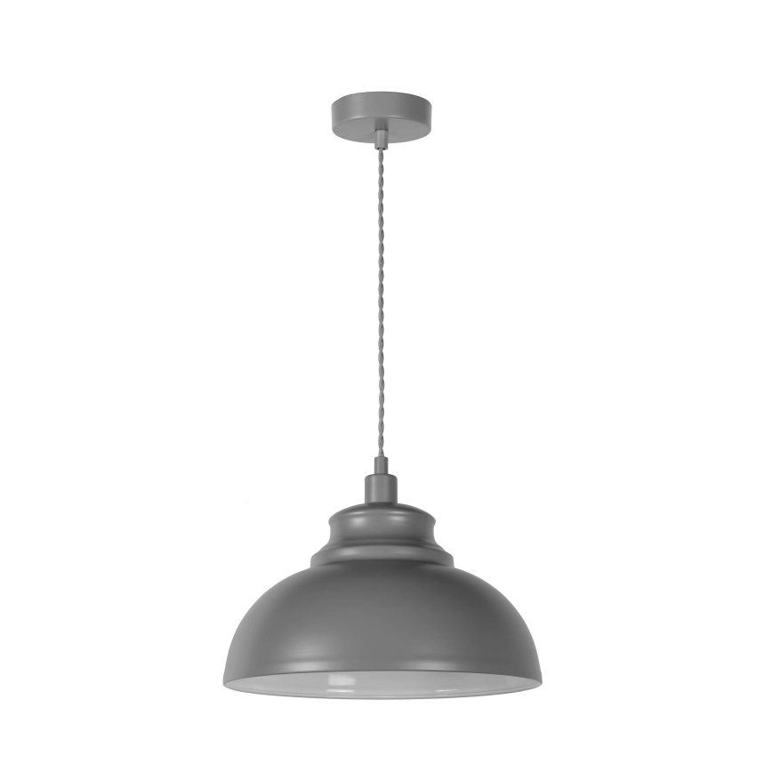 Lucide 34400/29/36 - Hängeleuchte ISLA 1xE14/40W/230V grau