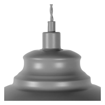 Lucide 34400/29/36 - Lampada a sospensione ISLA 1xE14/40W/230V grigio