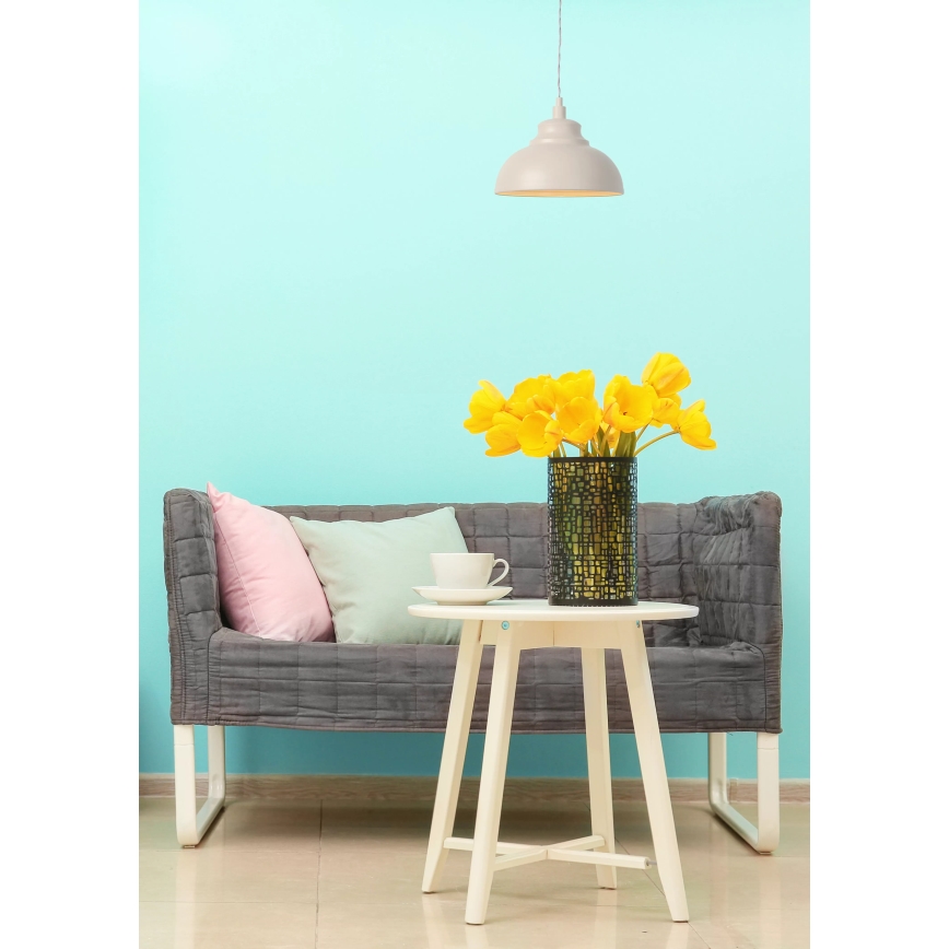 Lucide 34400/29/38 - Hängeleuchte ISLA 1xE14/40W/230V Cremefarbe