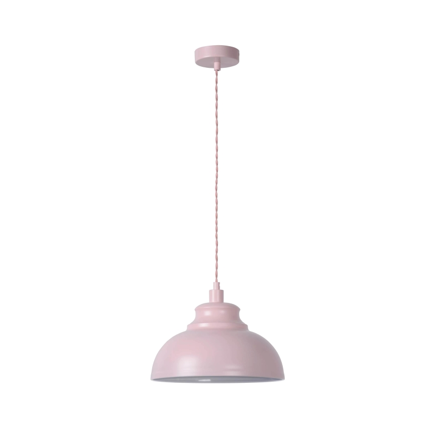Lucide 34400/29/66 - Lampada a sospensione ISLA 1xE14/40W/230V rosa