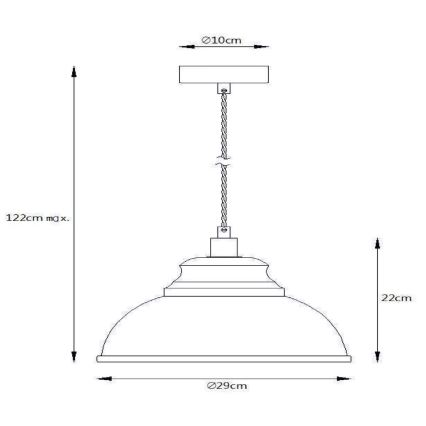 Lucide 34400/29/66 - Lampada a sospensione ISLA 1xE14/40W/230V rosa