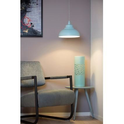 Lucide 34400/29/68 - Hängeleuchte ISLA 1xE14/40W/230V blau