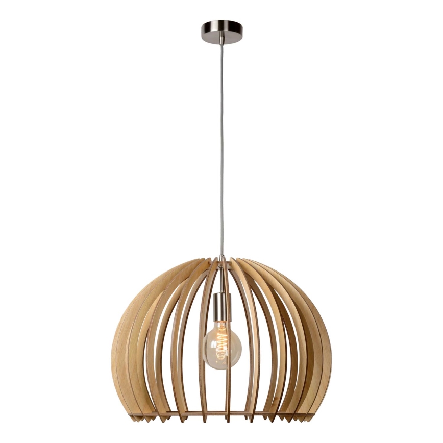 Lucide 34424/50/76 - Lampada a sospensione BOUNDE 1xE27/60W/230V beige 50 cm
