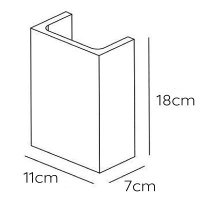 Lucide 35201/18/31 - Applique murale GIPSY 1xG9/40W/230V blanc