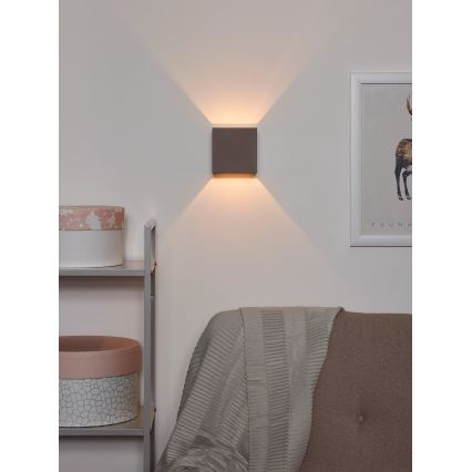 Lucide 35208/01/41 - Wandleuchte GIPSY 1xG9/25W/230V grau