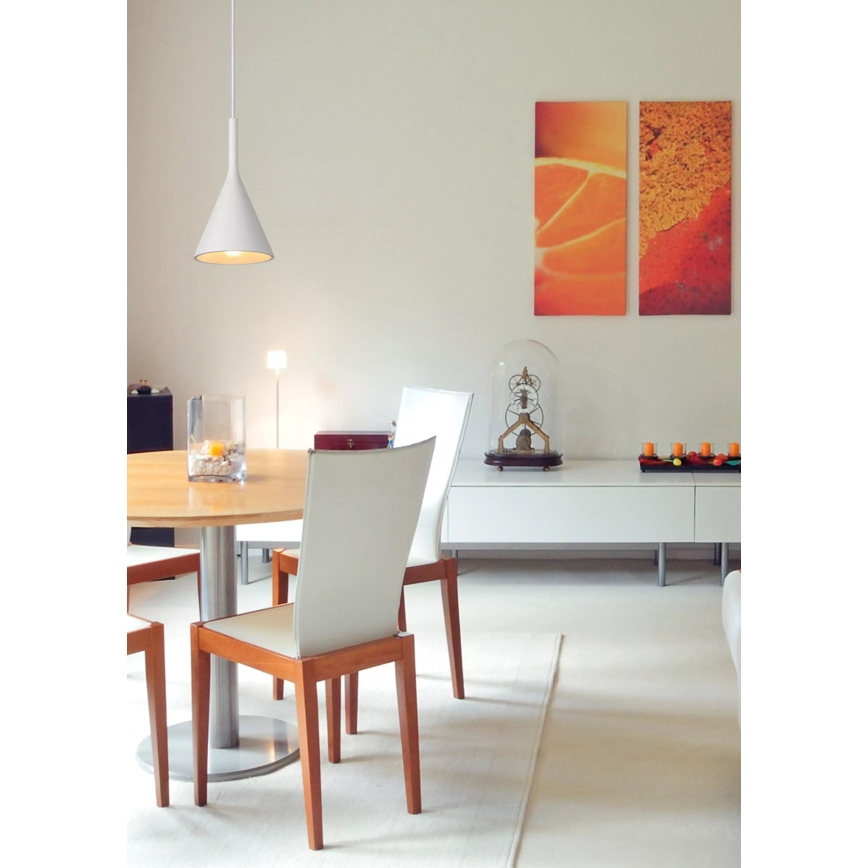 Lucide 35406/16/31 - Pendelleuchte GIPSY 1xE27/40W/230V weiß