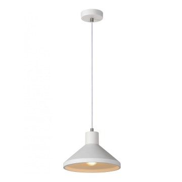 Lucide 35407/25/31 - Hängeleuchte GIPSY 1xE27/40W/230V weiss