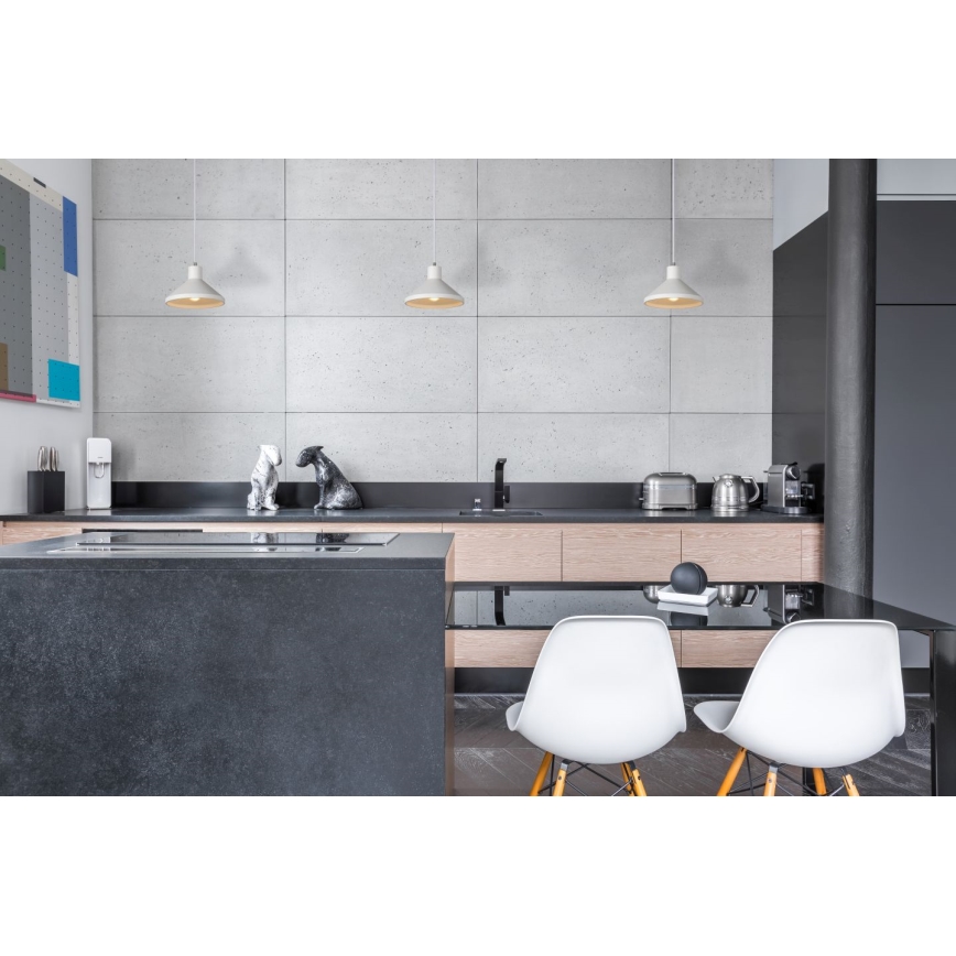 Lucide 35407/25/31 - Hängeleuchte GIPSY 1xE27/40W/230V weiss